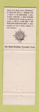 Matchbook Cover - Triway Inn Motel Kentland IN
