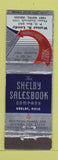 Matchbook Cover - Shelby Salesbook Shelby OH Fort Wayne IN WEAR