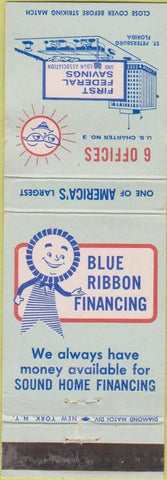 Matchbook Cover - First Federal Savings ST Petersburg FL