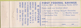 Matchbook Cover - First Federal Savings ST Petersburg FL