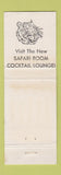Matchbook Cover - Elizabeth Parker's Restaurant Richmond IN