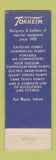 Matchbook Cover - Tokheim Gas Pumps Fort Wayne IN WORN