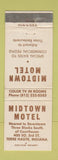 Matchbook Cover - Midtown Motel Terre Haute IN