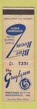 Matchbook Cover - Graylynn Blue Room Indianapolis IN