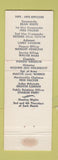 Matchbook Cover - American Legion Cedar Lake IN