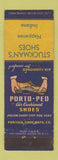 Matchbook Cover - Porto Ped Shoes Stuckman's Nappanee IN WEAR