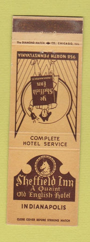 Matchbook Cover - Sheffield Inn Indianapolis IN WEAR