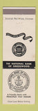 Matchbook Cover - National Bank of Greenwood IN