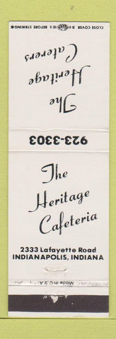 Matchbook Cover - Heritage Caterers Indianapolis IN WEAR