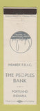 Matchbook Cover - Peoples Bank Portland OR