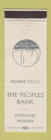 Matchbook Cover - Peoples Bank Portland OR