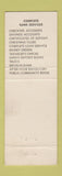 Matchbook Cover - Peoples Bank Portland OR