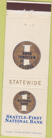 Matchbook Cover - Seattle First National Bank WA