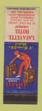 Matchbook Cover - Lafayette Hotel New Orleans LA bellhop WEAR