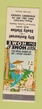Matchbook Cover - City Restaurant Skelly oil gas Wakeeney KS hillbilly