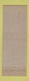 Matchbook Cover - Bat Gormly's Nite Club Lake Charles LA STAINED