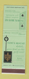 Matchbook Cover - Town House Hotels Houston TX New Orleans Lafayette LA