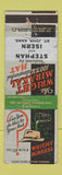Matchbook Cover - Wright Mirakal Hats Stephan and Isern St John KS WEAR
