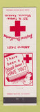 Matchbook Cover - Regional Blood Center Wichita KS WEAR