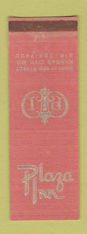 Matchbook Cover - Plaza Inn Kansas City MO WORN