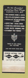 Matchbook Cover - Plaza Inn Kansas City MO WORN