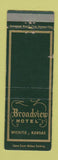 Matchbook Cover - Broadview Hotel Wichita KS