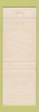 Matchbook Cover - Kauffman Hotel Oakley KS WORN
