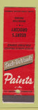 Matchbook Cover - Eisert's Grocery Brookston IN Seck DeVault Paint