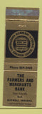 Matchbook Cover - Farmers and Merchants Bank Boswell IN WEAR