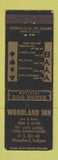 Matchbook Cover - Woodland Inn Woodland IN