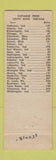 Matchbook Cover - Woodland Inn Woodland IN
