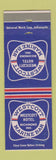 Matchbook Cover - Westcott Hotel Richmond IN Marine Bar