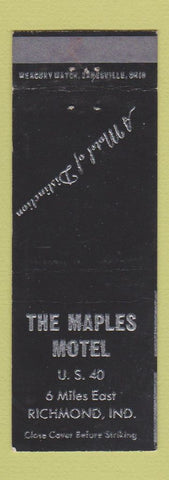 Matchbook Cover - Maples Motel Richmond IN