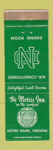 Matchbook Cover - Morris Inn Notre Dame IN South Bend WEAR