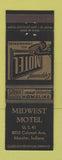 Matchbook Cover - Midwest Motel Munster IN