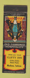 Matchbook Cover - Clifty Inn Madison IN WEAR