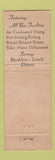 Matchbook Cover - Miller's Restaurant Indianapolis IN