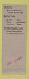 Matchbook Cover - General Supply Indianapolis IN SAMPLE