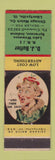 Matchbook Cover - DJ Butler Chicago Match Company Libertyville IL Syracuse IN