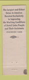 Matchbook Cover - Retail Clerks Union Lafayette IN