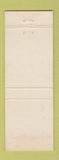 Matchbook Cover - Skyline Motel Indianapolis IN Shamrock Cumberland