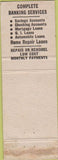 Matchbook Cover - Lodi State Bank Lodi Valley City OH