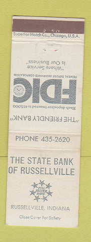 Matchbook Cover - State Bank of Russellville IN WEAR