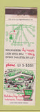 Matchbook Cover - Holiday Inn East Indianapolis IN WORN