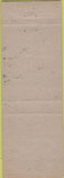 Matchbook Cover - The Men's Store Fort Isabel TX teal
