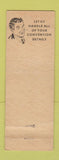 Matchbook Cover - Indiana Hotel Fort Wayne IN Alsonett