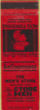 Matchbook Cover - The Men's Store Fort Isabel TX red