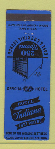Matchbook Cover - Hotel Indiana Fort Wayne IN