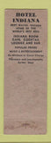 Matchbook Cover - Hotel Indiana Fort Wayne IN