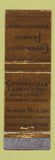 Matchbook Cover - Connersville Casket IN Brookville WORN